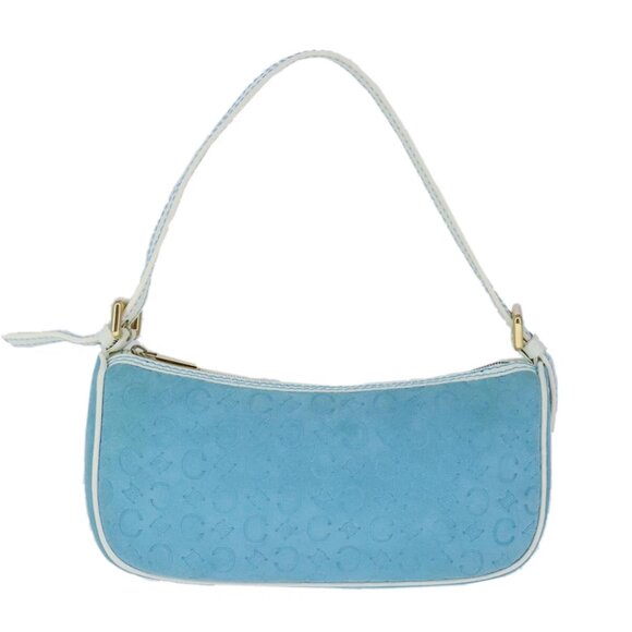 CELINE C Macadam Canvas Accessory Pouch Blue Auth yk16090V - Picture 2 of 16